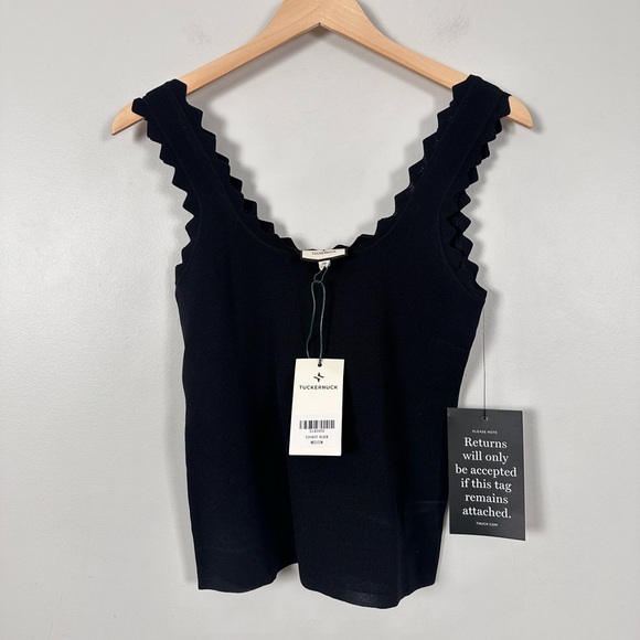 TUCKERNUCK
Black Ric Rac Compression Tank - Picture 6 of 11